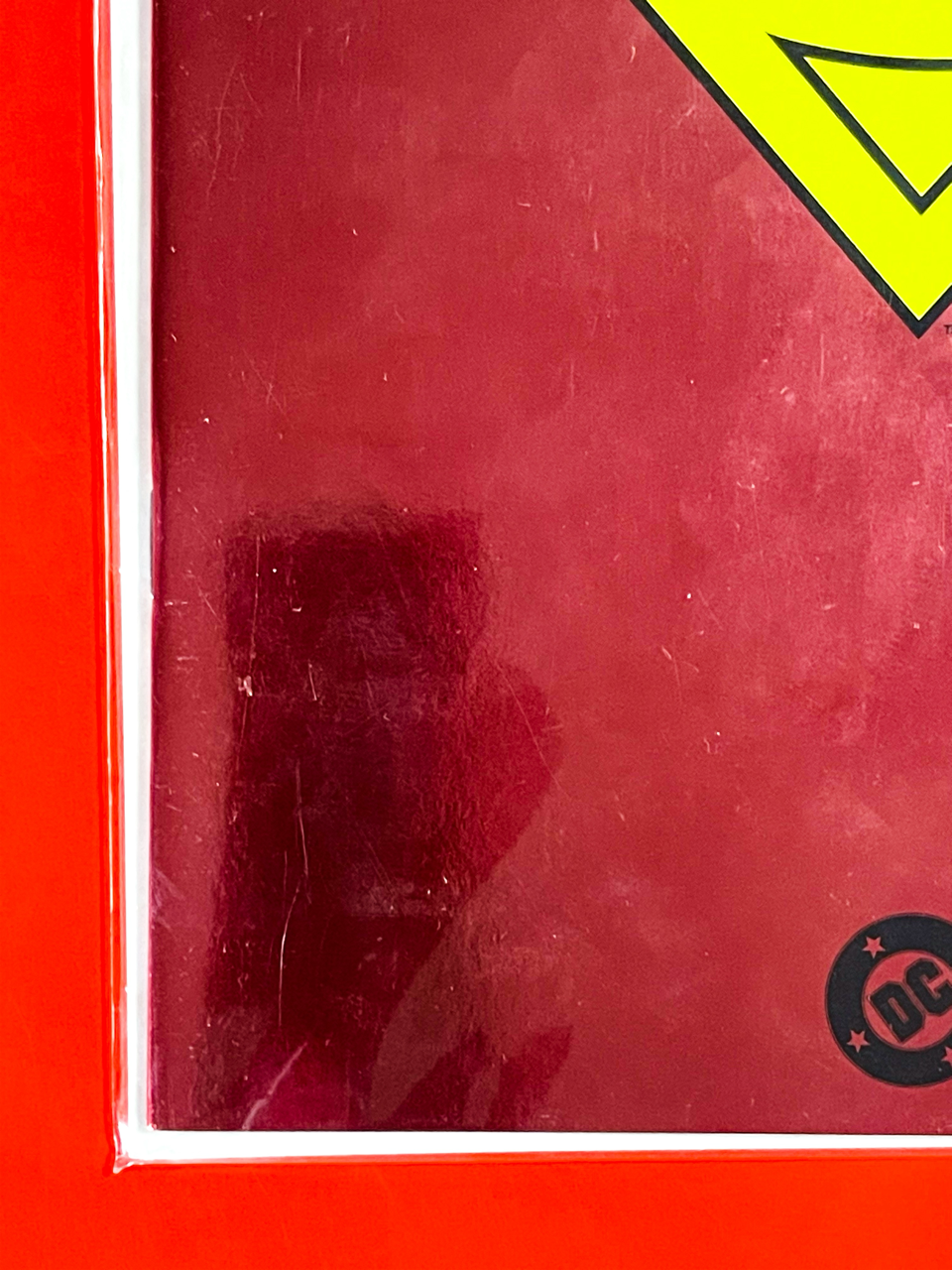 Bottom left corner of Superman Unlimited #1