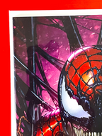 Top left corner of Venom #252 | Mico Suayan Cover