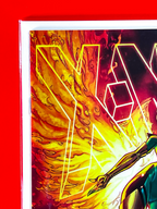 Top left corner of X-Men #5 | J. Scott Campbell Cover