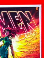 Top right corner of X-Men #5 | J. Scott Campbell Cover