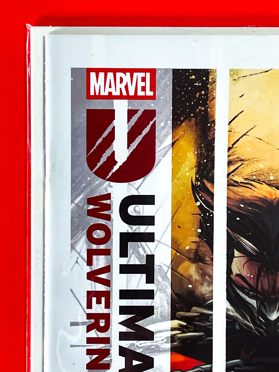 Top left corner of Ultimate Wolverine #6 | Alessandro Cappuccio Cover