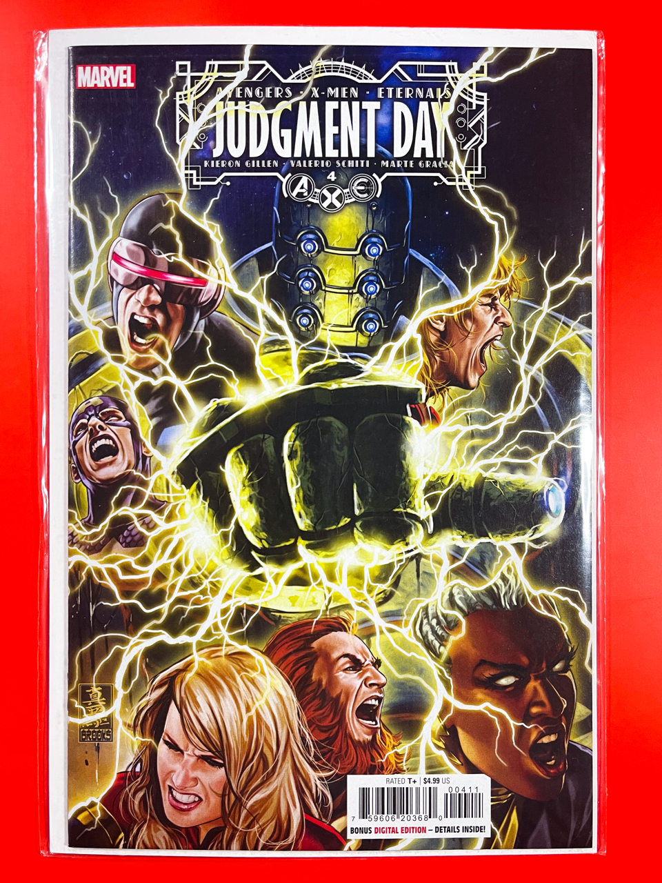 A.X.E Judgment Day #4 | Mark Brooks Cover