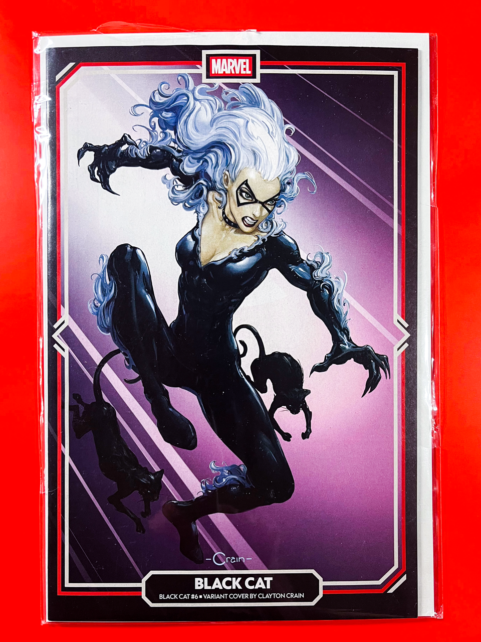 Black Cat #6 | Clayton Crain Cover