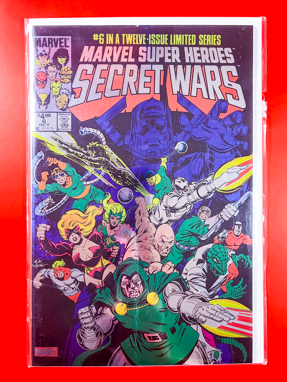 Marvel Super-Heroes Secret Wars #6 | Bob Layton Cover