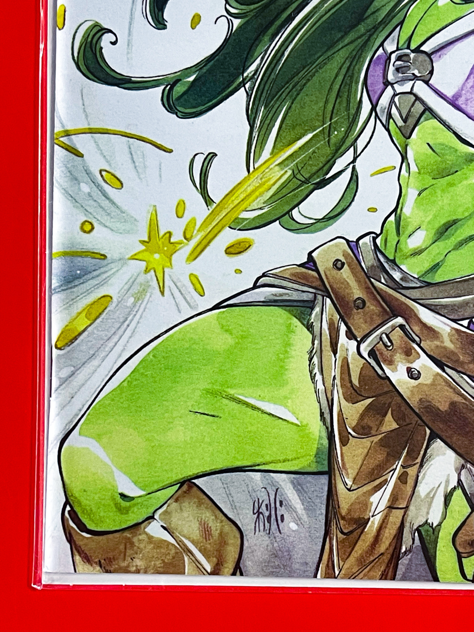 Bottom left corner of Imperial #1 | Peach Momoko Cover