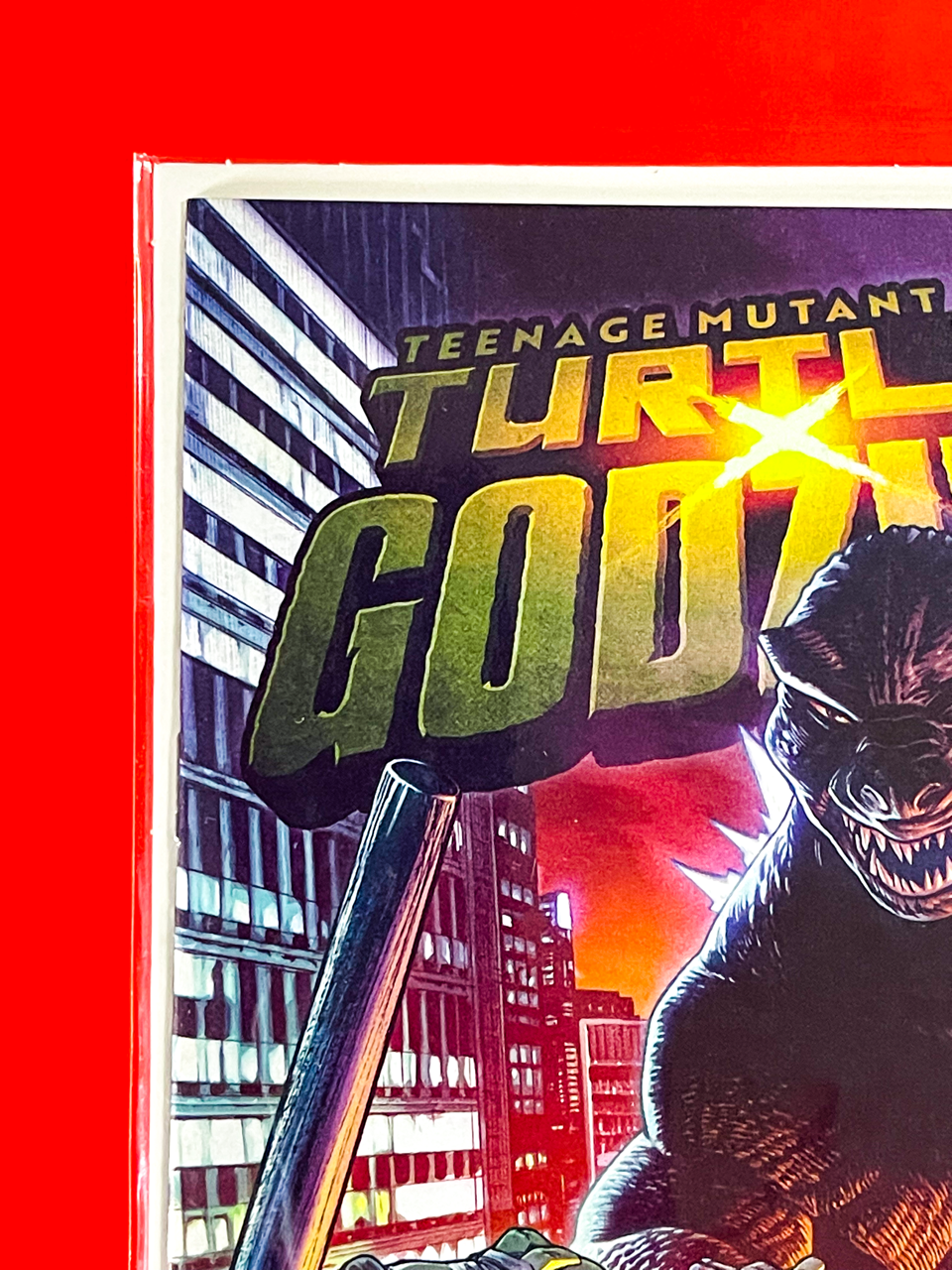 Teenage Mutant Ninja Turtles x Godzilla #2 | Mateus Santolouco Cover