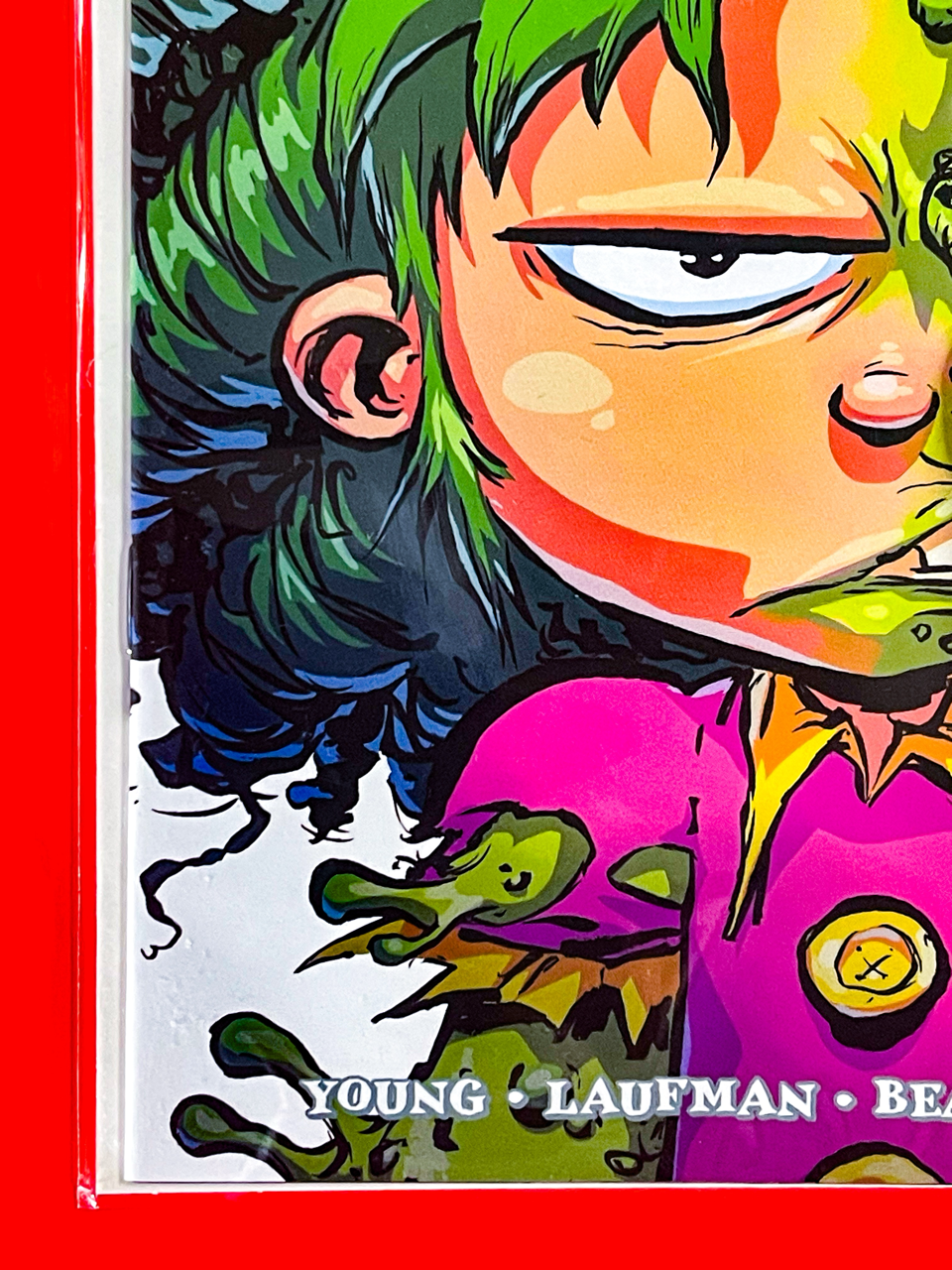 Bottom left corner of I Hate Fairyland #48 | Skottie Young Cover