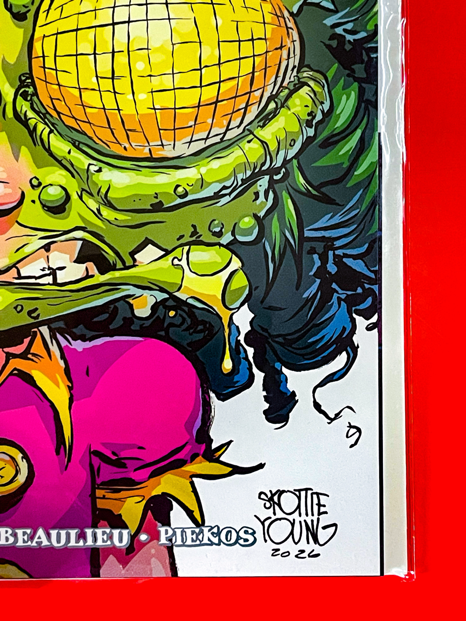 Bottom right corner of I Hate Fairyland #48 | Skottie Young Cover