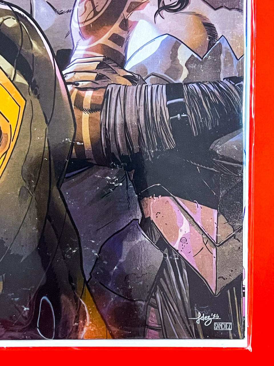 Bottom right corner of DC K.O #4 | "Javi Fernandez & Alejandro Sanchez" Cover