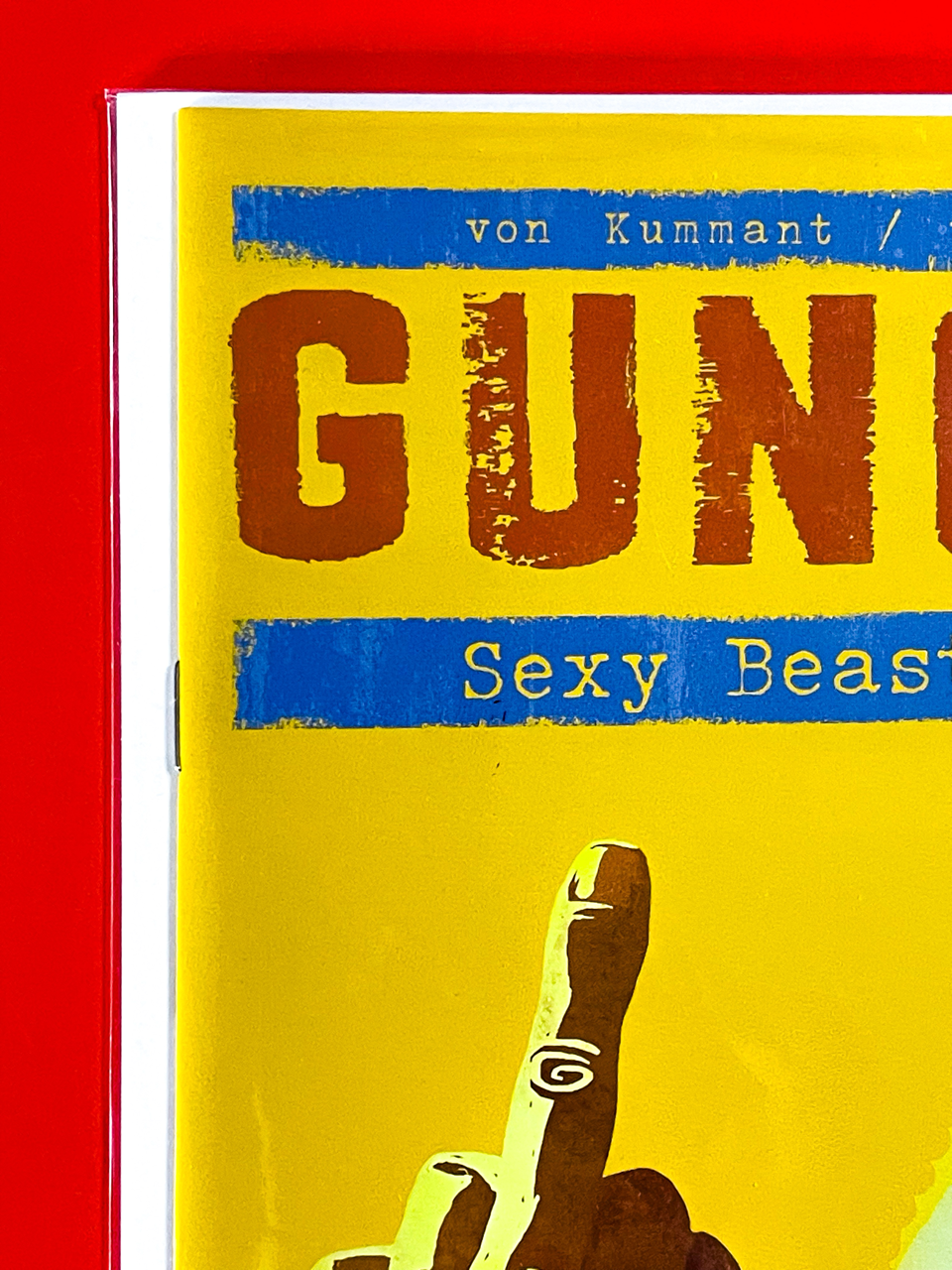 Top left corner of Gung-Ho: Sexy Beast #1 | Thomas von Kummant Cover