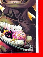 Bottom right corner of Teenage Mutant Ninja Turtles x Stranger Things #3 | Rafael Albuquerque Cover