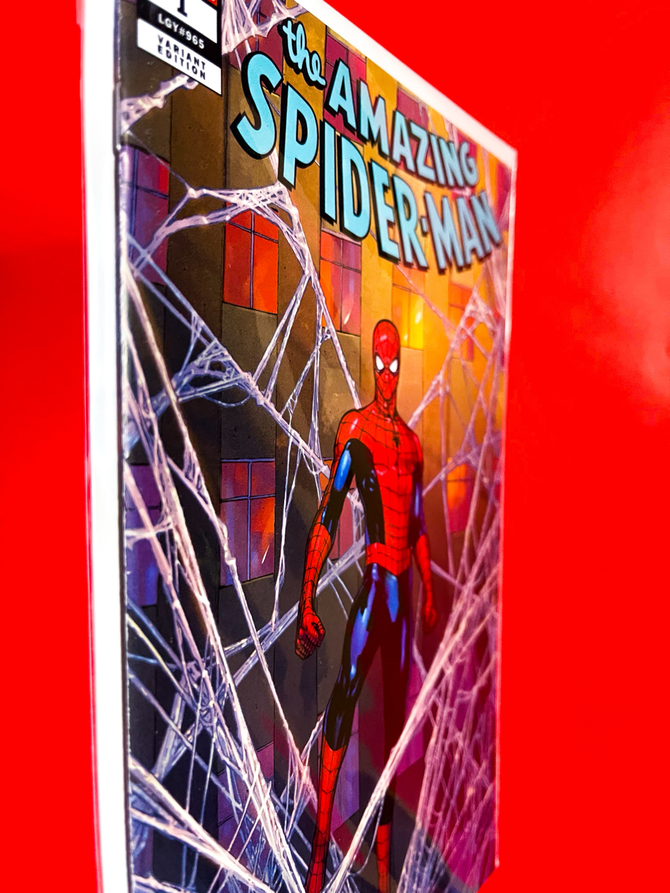 Spine of The Amazing Spider-Man #1 | David Marquez Cover
