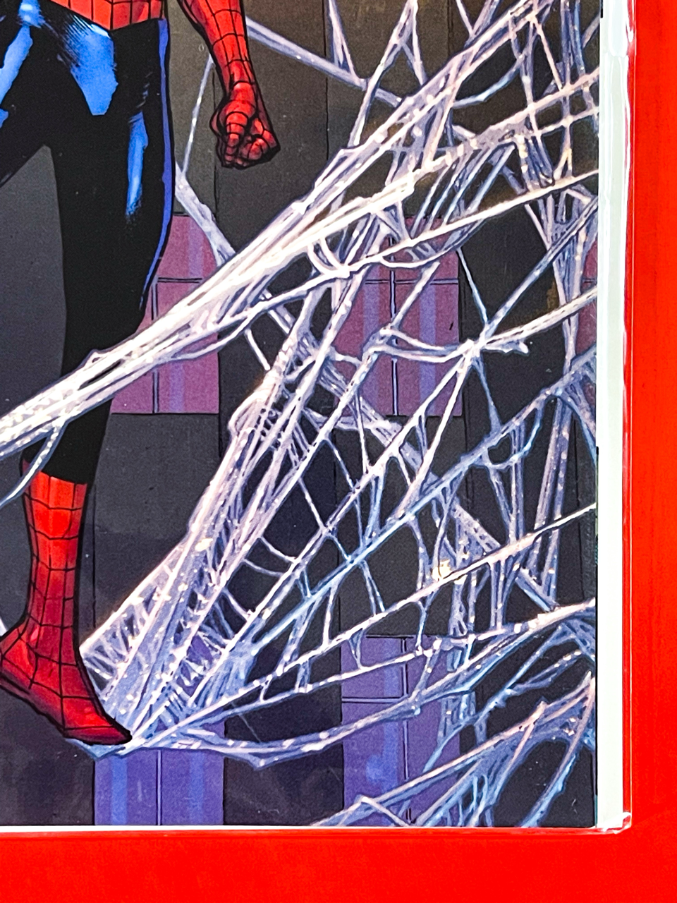 Bottom right corner of The Amazing Spider-Man #1 | David Marquez Cover