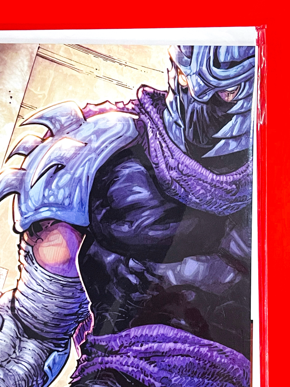 Top right corner of Mighty Morphin Power Rangers & Teenage Mutant Ninja Turtles III #1 | Freddie E. Williams II Cover