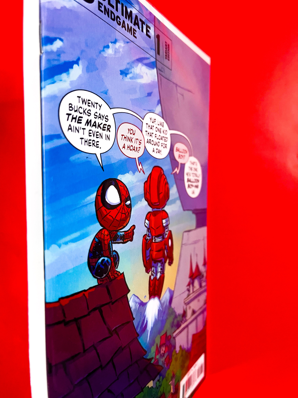 Spine of Ultimate Endgame #1 | Skottie Young Cover