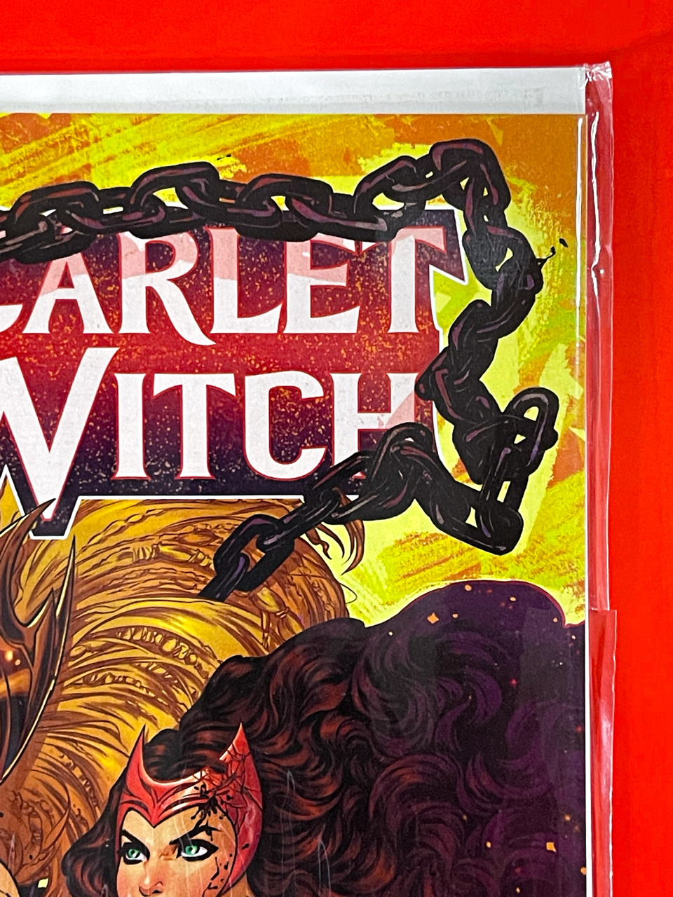 Top right corner of Scarlet Witch #5 | Russell Dauterman Cover