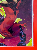 Bottom right corner of Scarlet Witch #5 | Russell Dauterman Cover