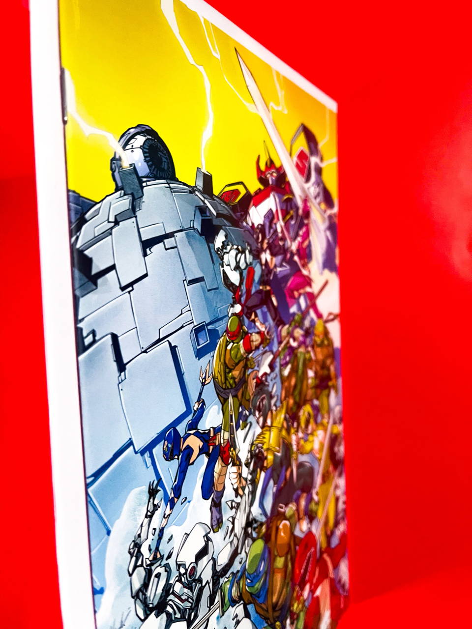 Spine of Mighty Morphin Power Rangers & Teenage Mutant Ninja Turtles III #4 | Hendry Prasetya Cover