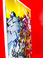 Spine of Mighty Morphin Power Rangers & Teenage Mutant Ninja Turtles III #4 | Hendry Prasetya Cover