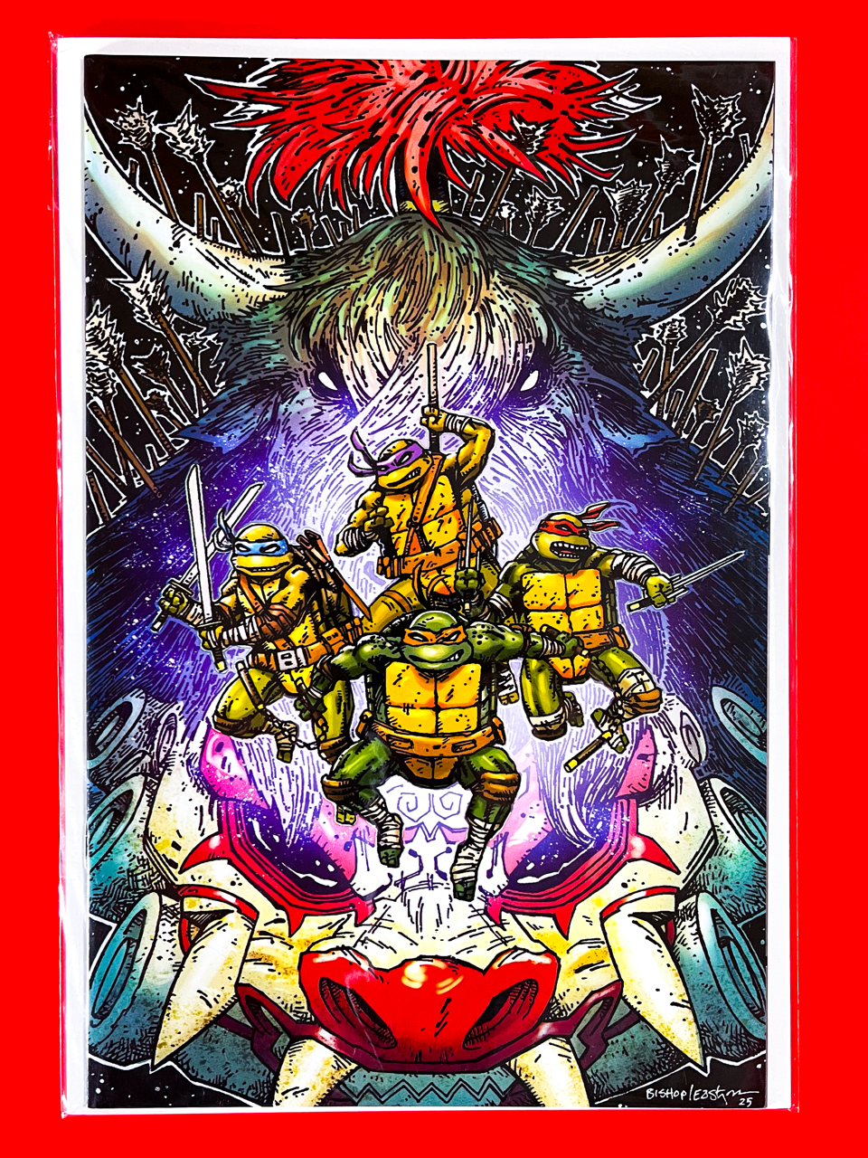 Teenage Mutant Ninja Turtles #13 | "Kevin Eastman & Ben Bishop" Cover