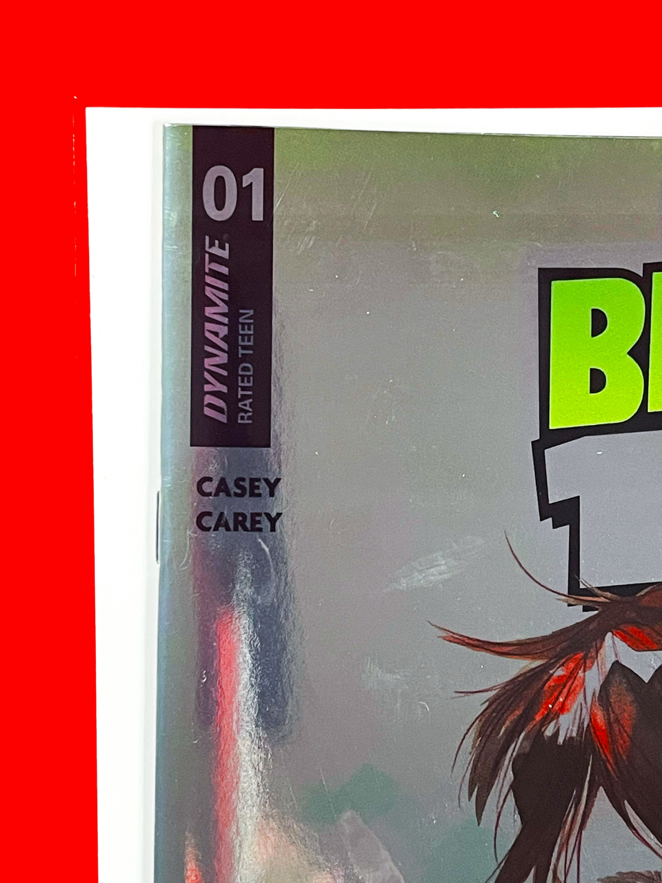 Top left corner of Ben 10 #1 | Dustin Nguyen Cover