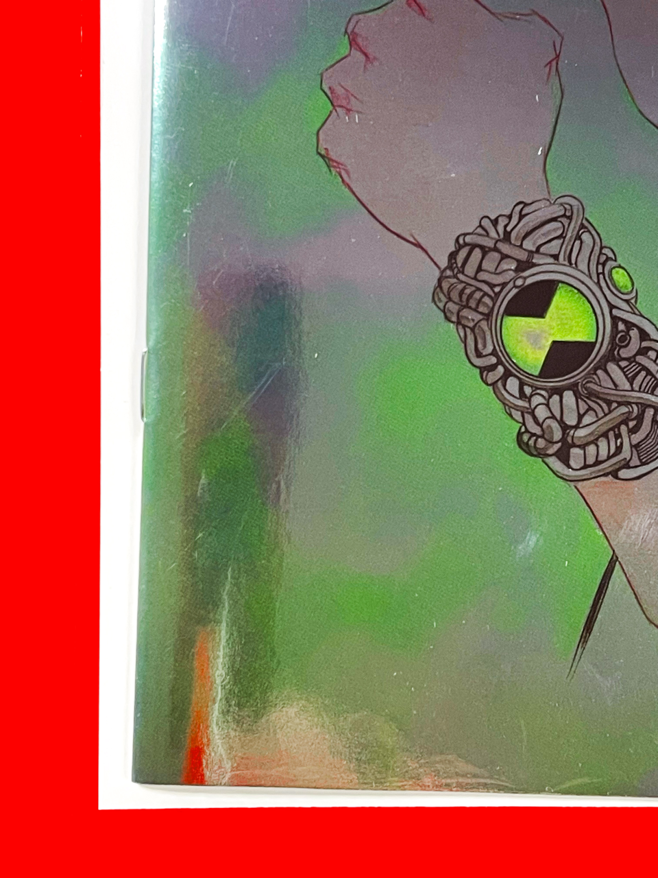 Bottom left corner of Ben 10 #1 | Dustin Nguyen Cover