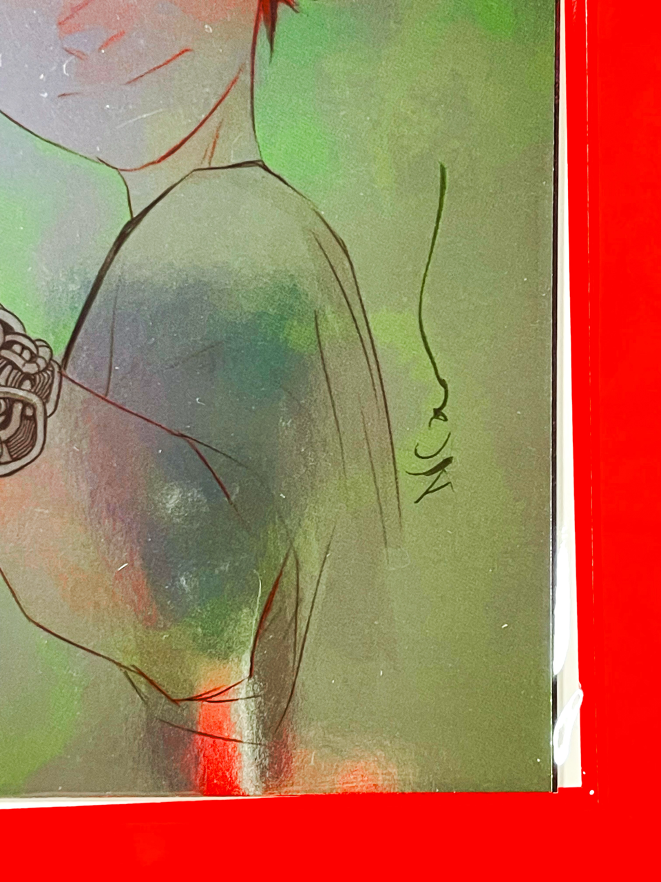 Bottom right corner of Ben 10 #1 | Dustin Nguyen Cover