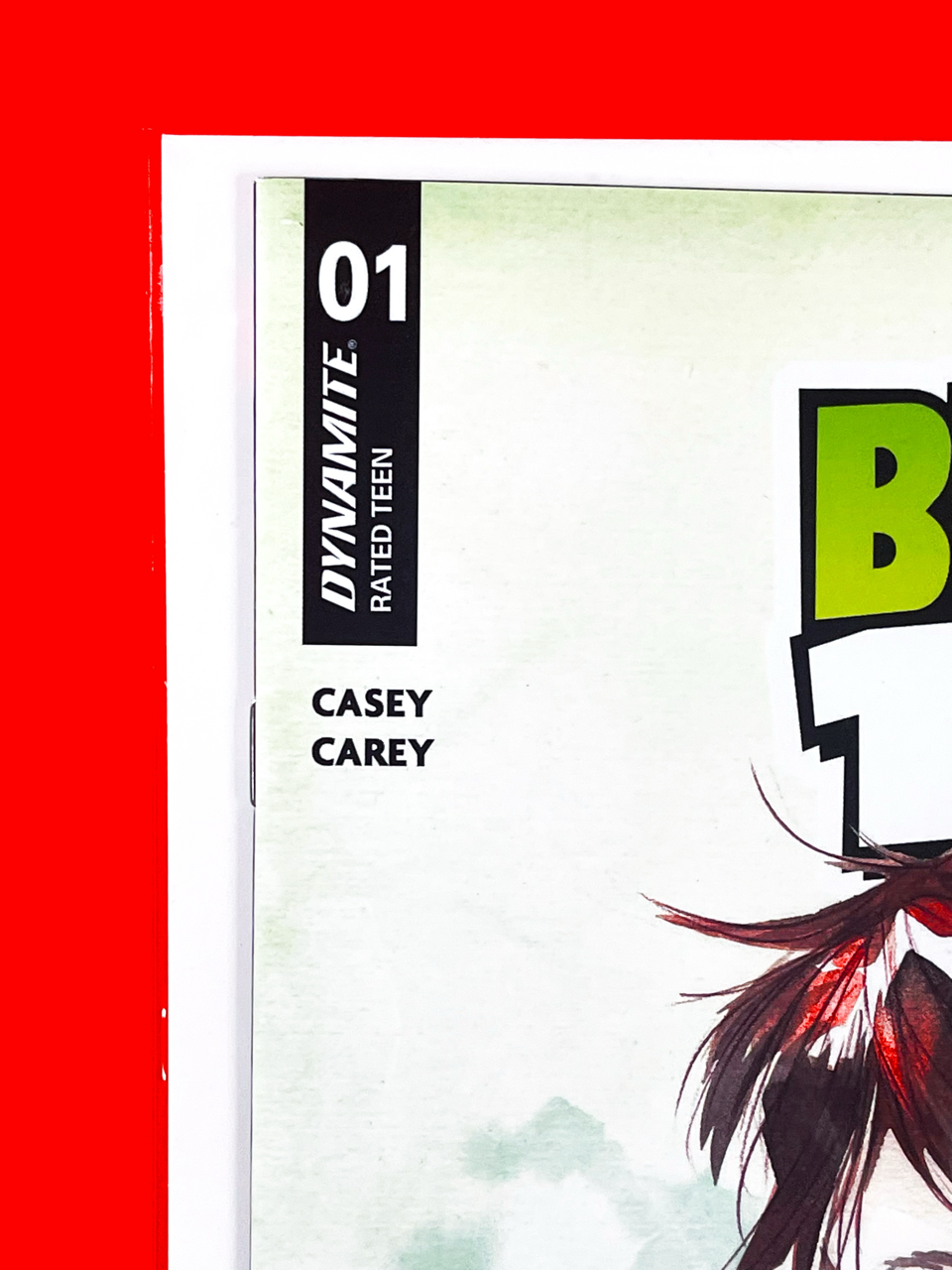 Top left corner of Ben 10 #1 | Dustin Nguyen Cover