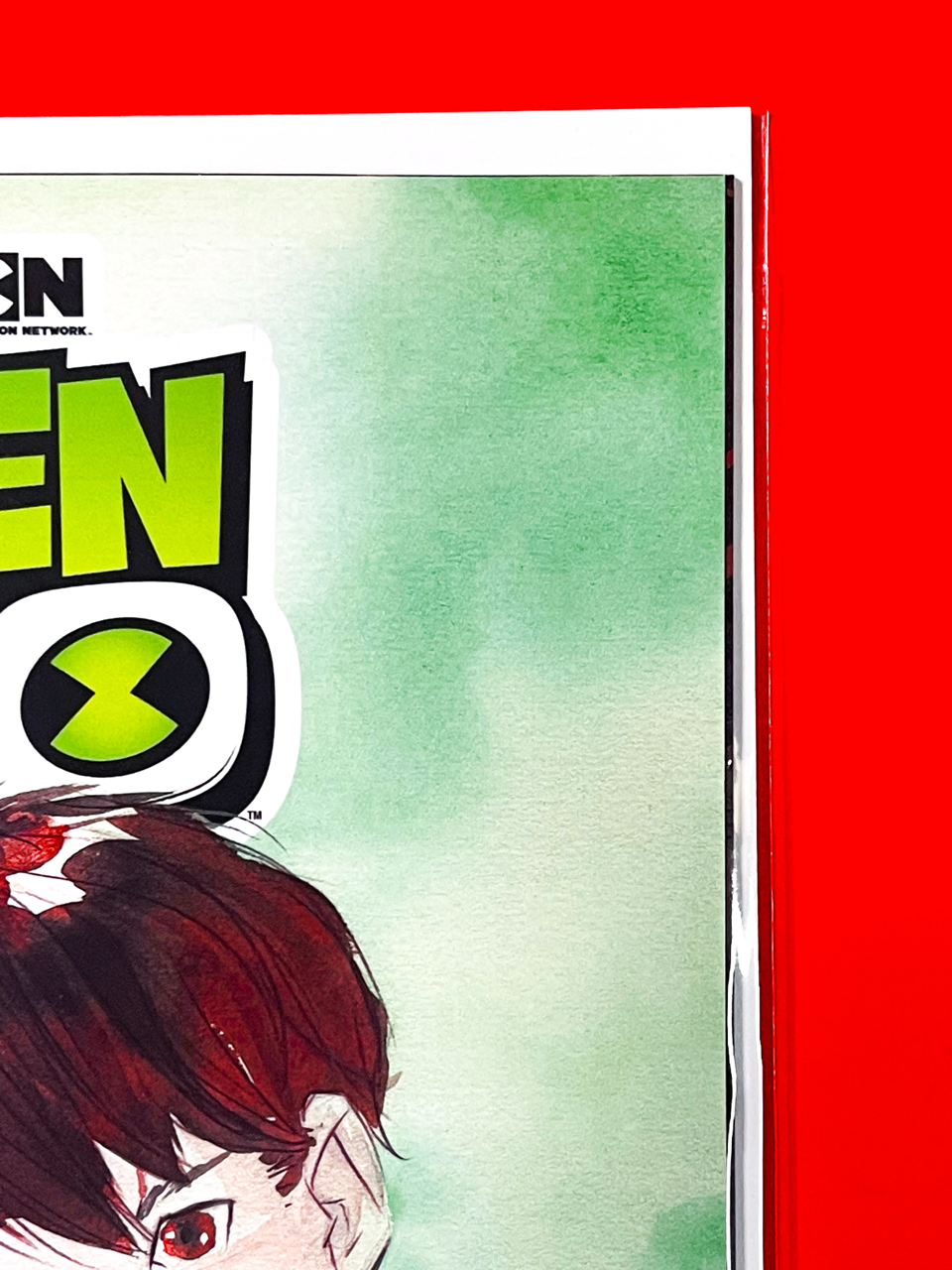 Top right corner of Ben 10 #1 | Dustin Nguyen Cover