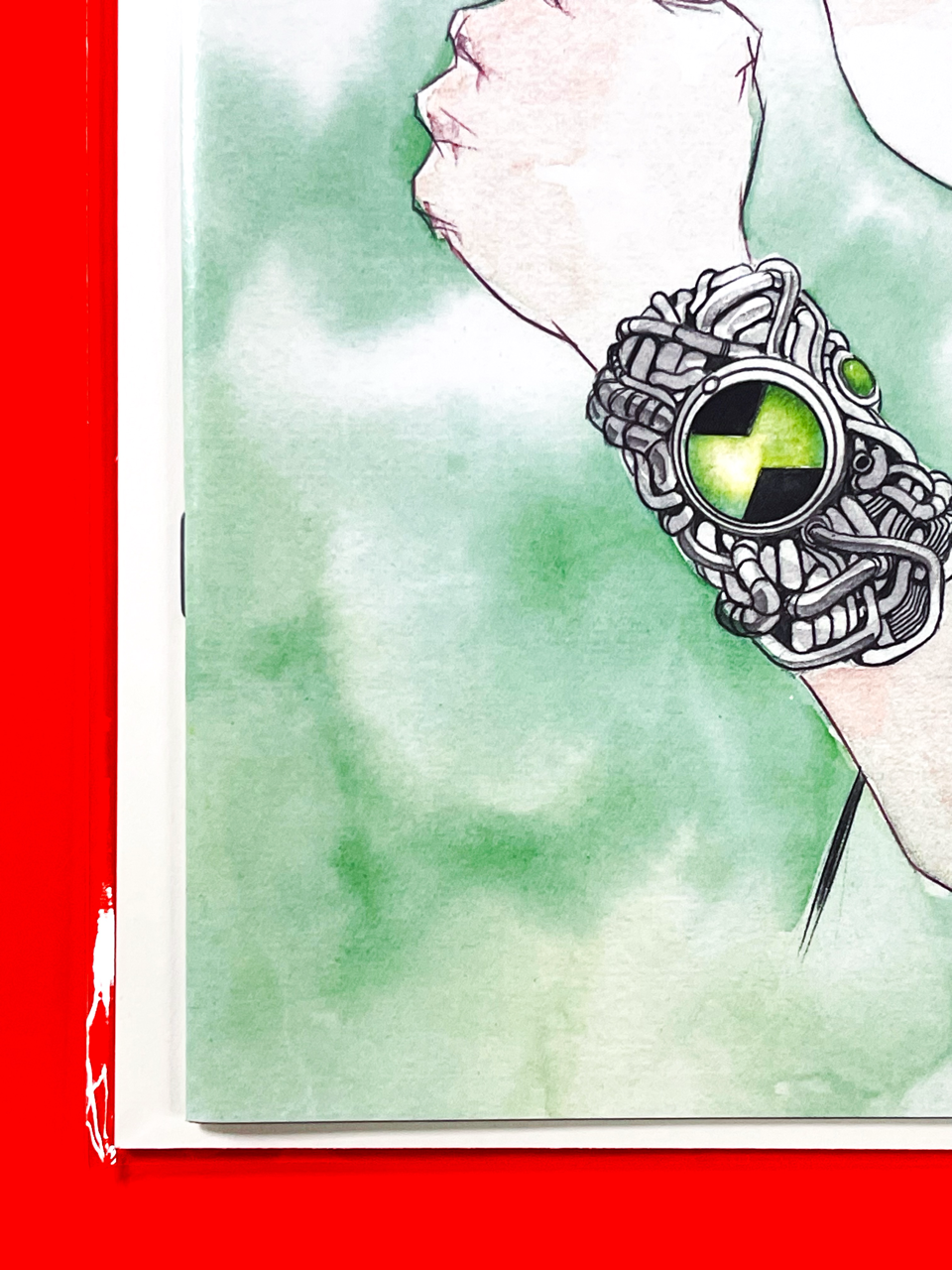 Bottom left corner of Ben 10 #1 | Dustin Nguyen Cover