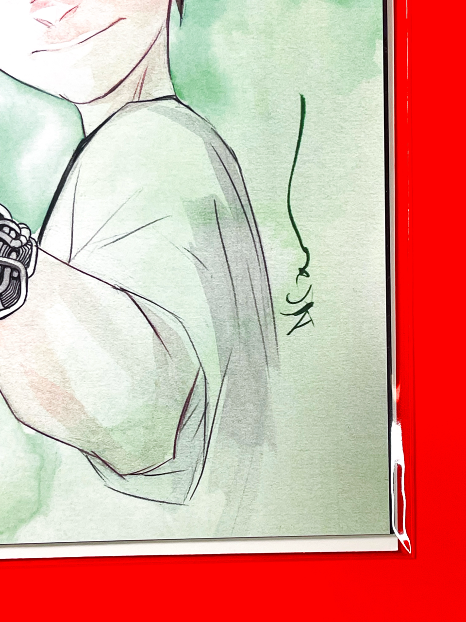 Bottom right corner of Ben 10 #1 | Dustin Nguyen Cover