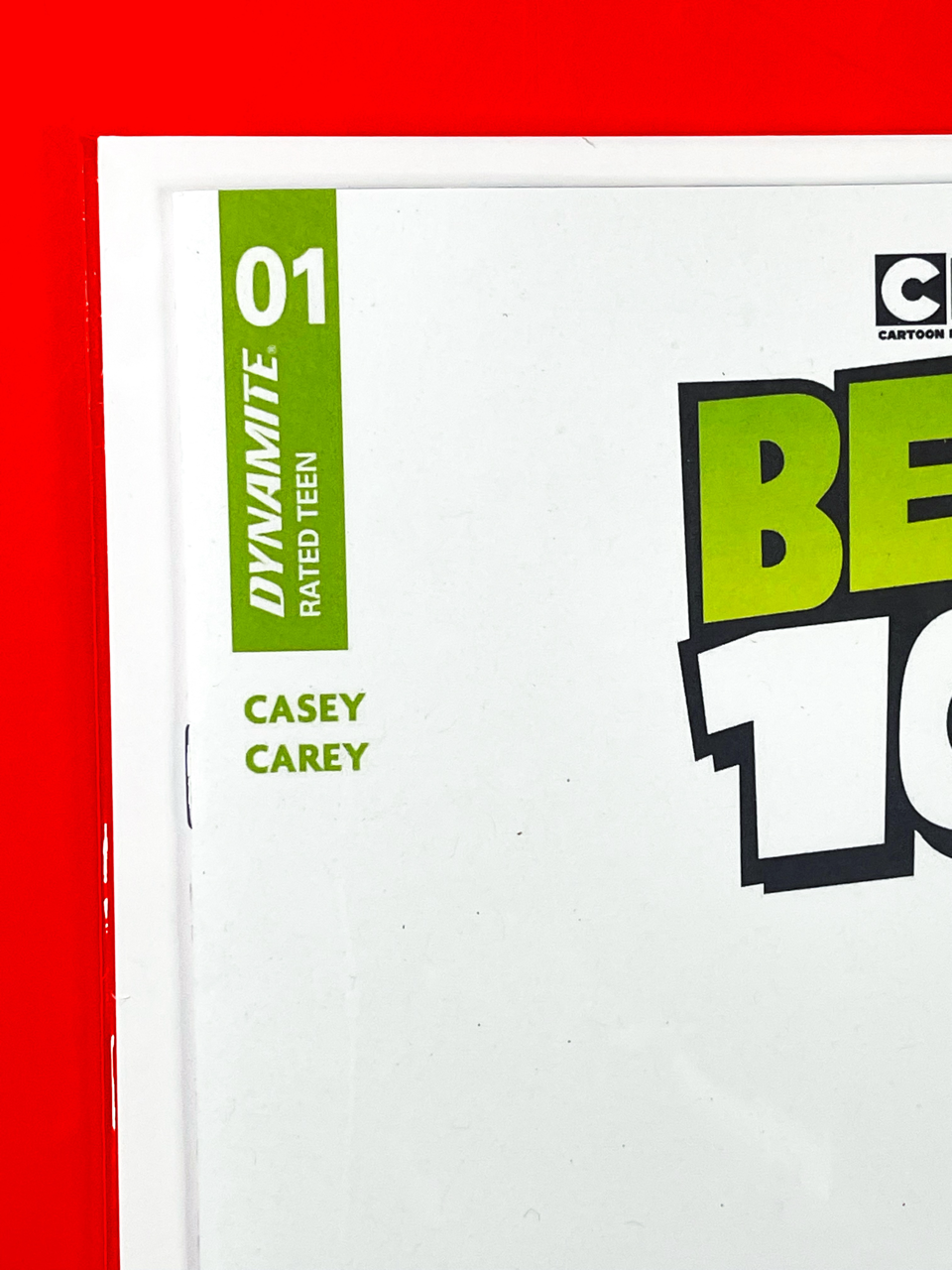 Top left corner of Ben 10 #1