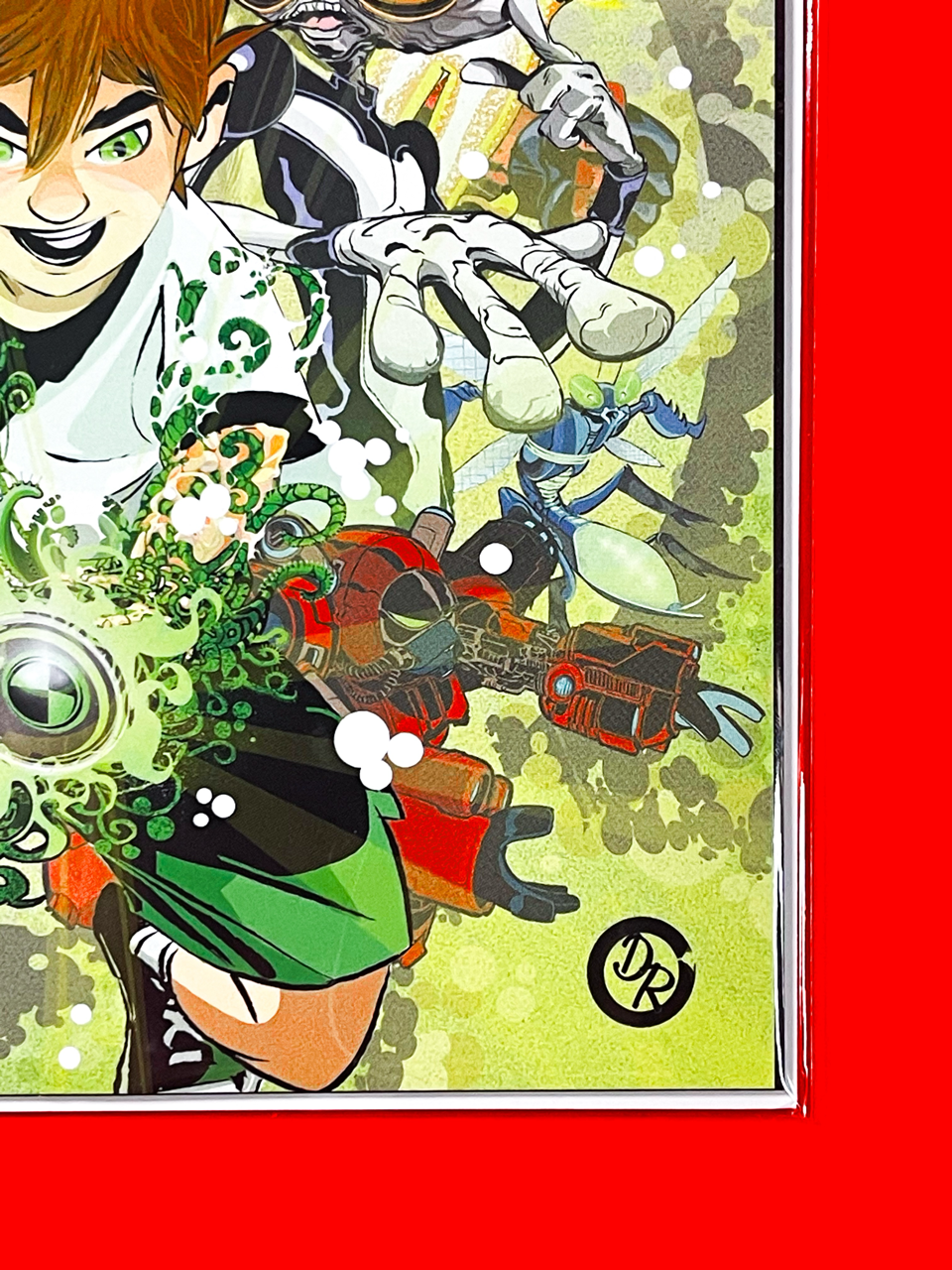 Bottom right corner of Ben 10 #1 | Duncan Rouleau Cover