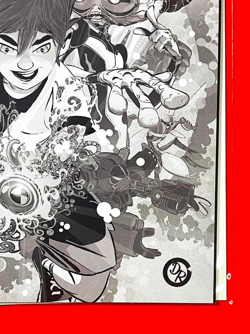 Bottom right corner of Ben 10 #1 | Duncan Rouleau Cover