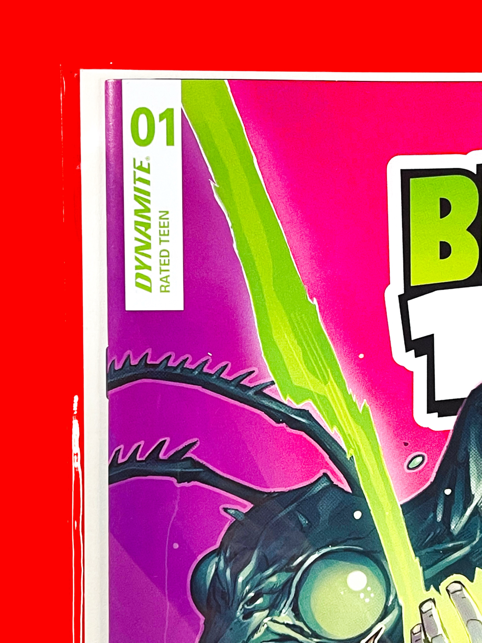 Top left corner of Ben 10 #1 | Eric Canete Cover