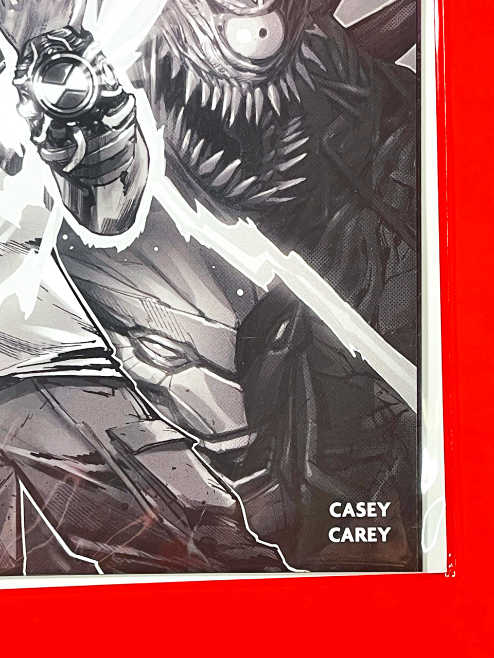 Bottom right corner of Ben 10 #1 | Eric Canete Cover