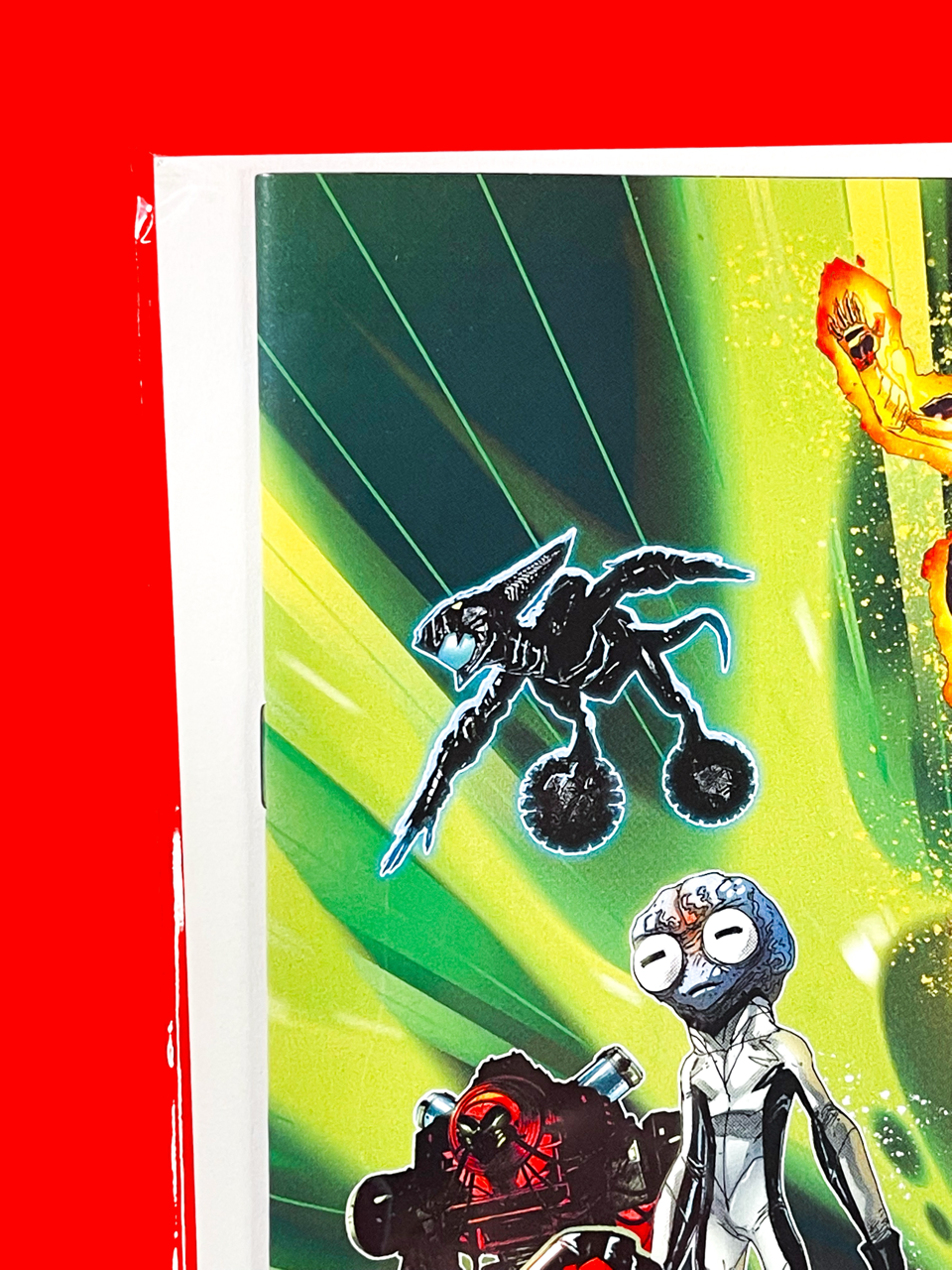 Top left corner of Ben 10 #1 | Robert Carey Cover