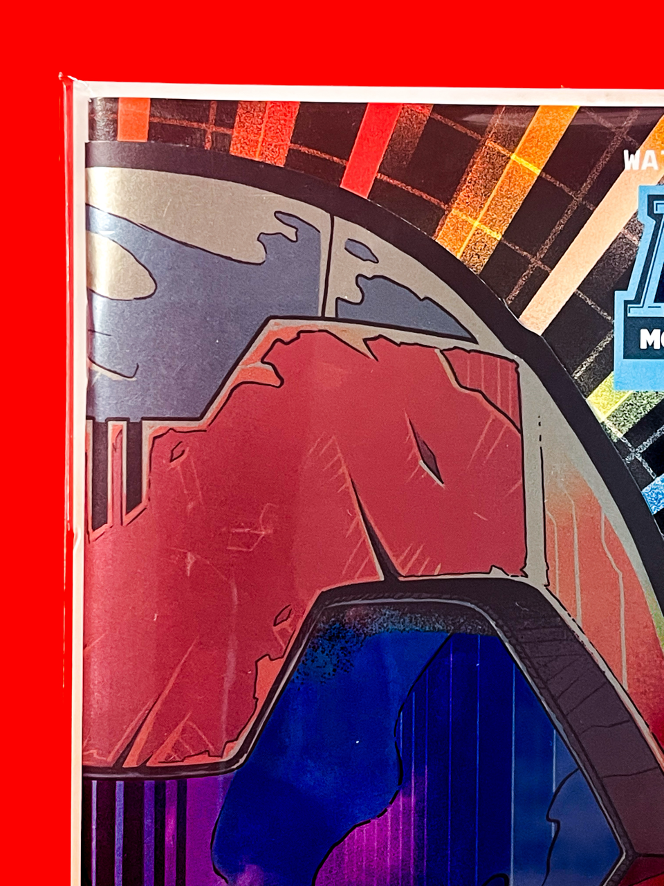 Top left corner of M.A.S.K #1 | Pye Parr & Luke Preece & Andres Juarez Cover