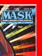Top right corner of M.A.S.K #1 | Pye Parr & Luke Preece & Andres Juarez Cover