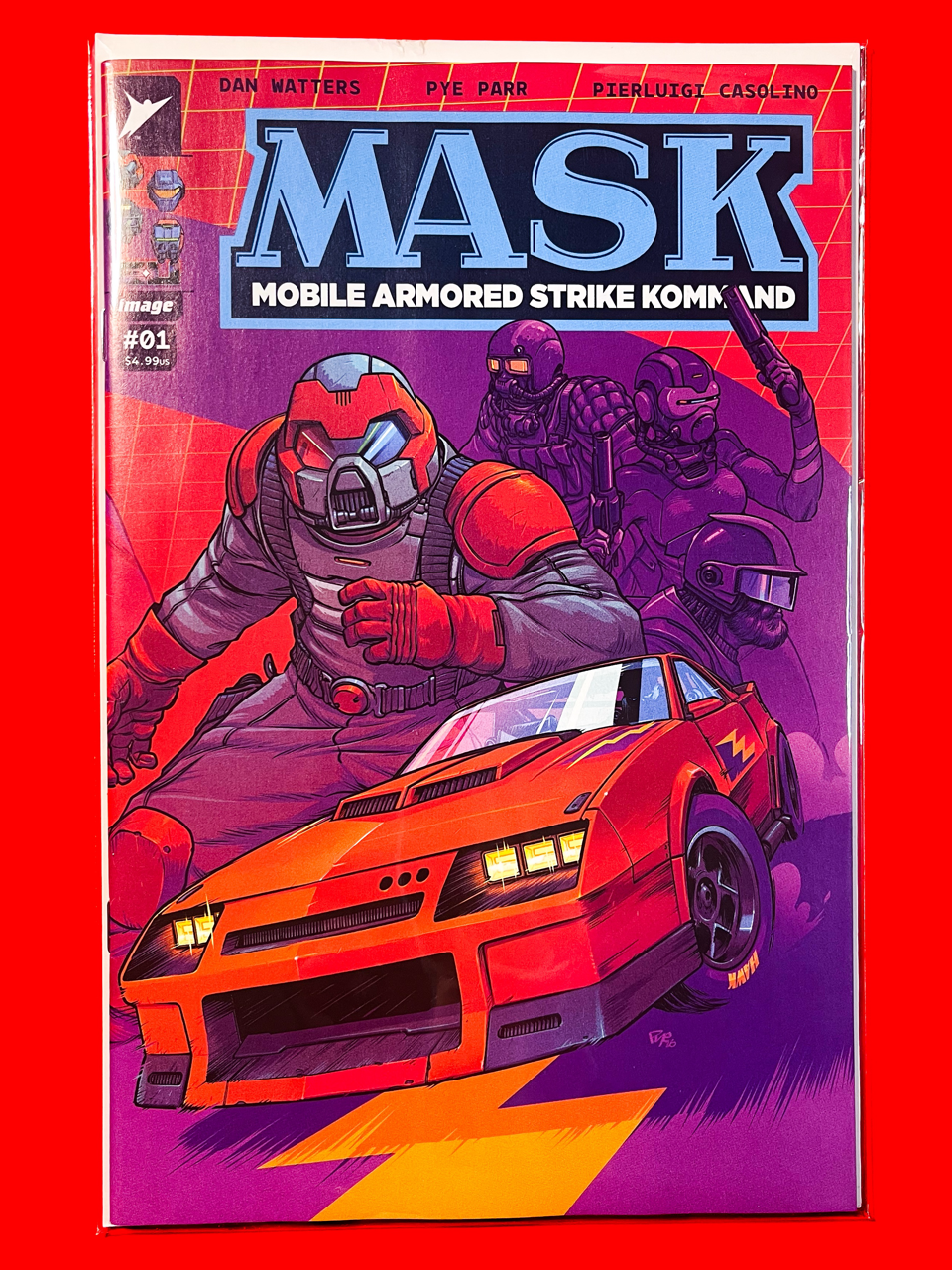 Main Cover of M.A.S.K #1 | Pye Parr Cover