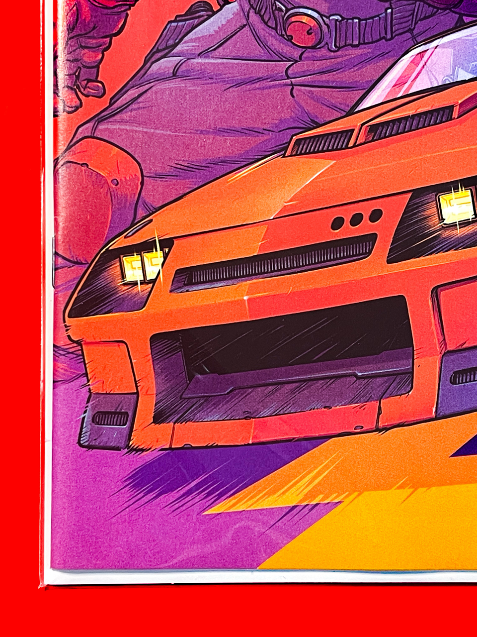 Bottom left corner of M.A.S.K #1 | Pye Parr Cover