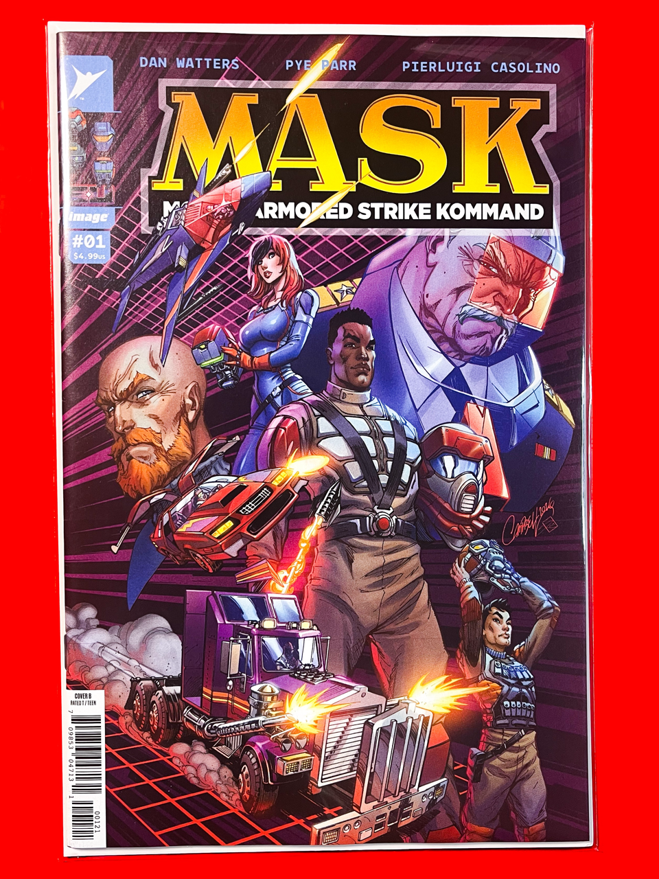 Main Cover of M.A.S.K #1 | J. Scott Campbell & Sabine Rich Cover