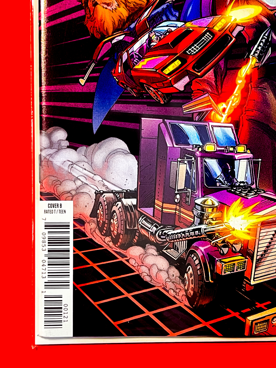 Bottom left corner of M.A.S.K #1 | J. Scott Campbell & Sabine Rich Cover