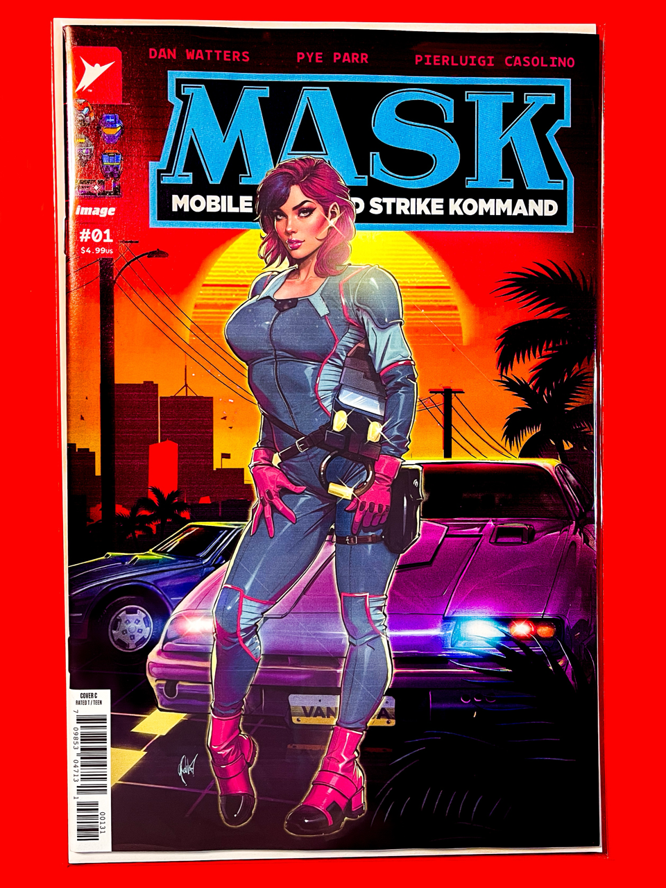 Main Cover of M.A.S.K #1 | Cedric Poulat Cover
