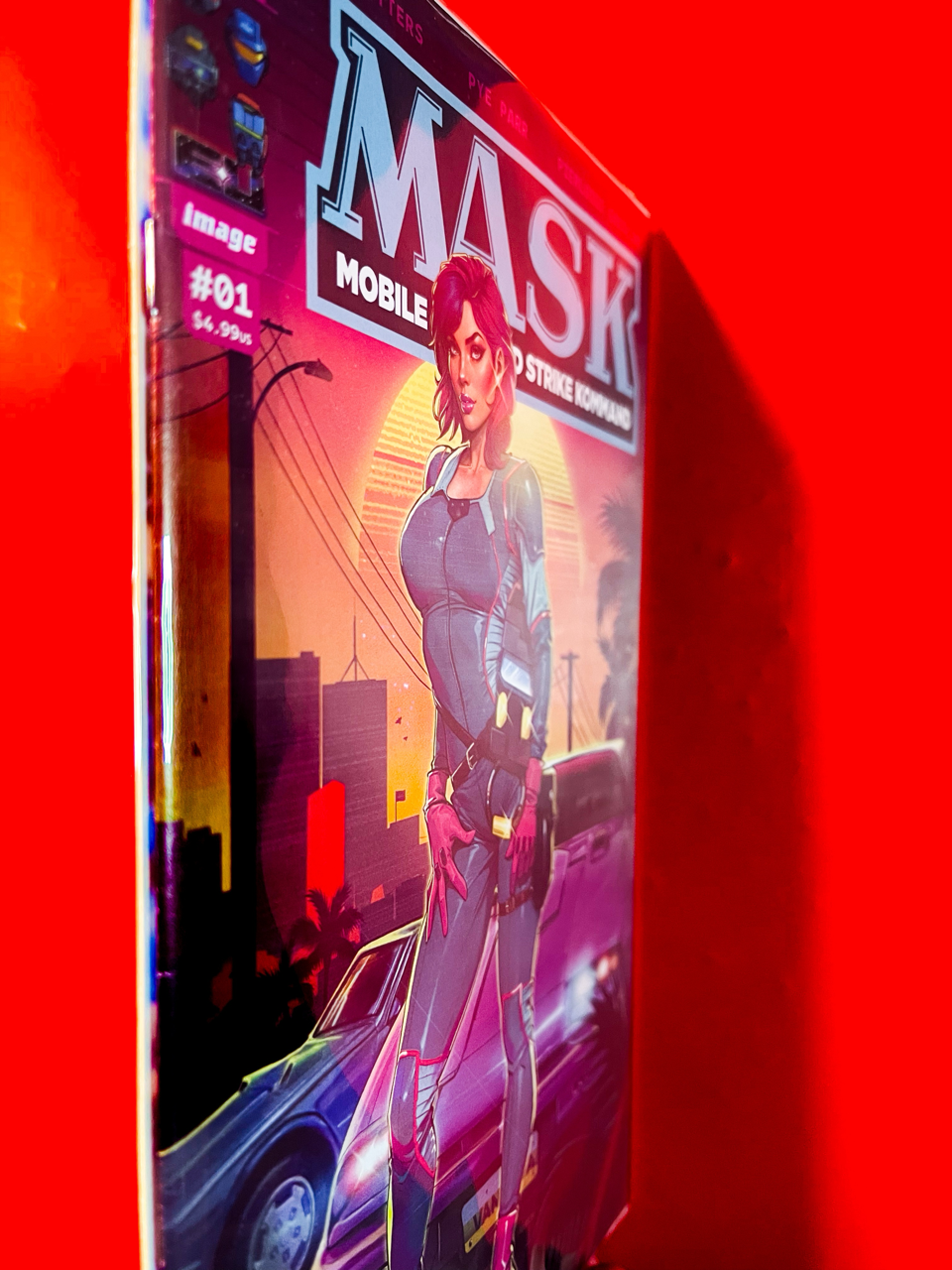 Spine of M.A.S.K #1 | Cedric Poulat Cover