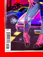 Bottom left corner of M.A.S.K #1 | Cedric Poulat Cover