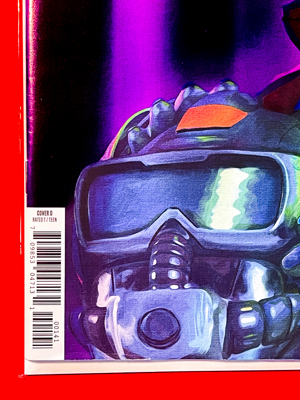 Bottom left corner of M.A.S.K #1 | Mark Spears Cover