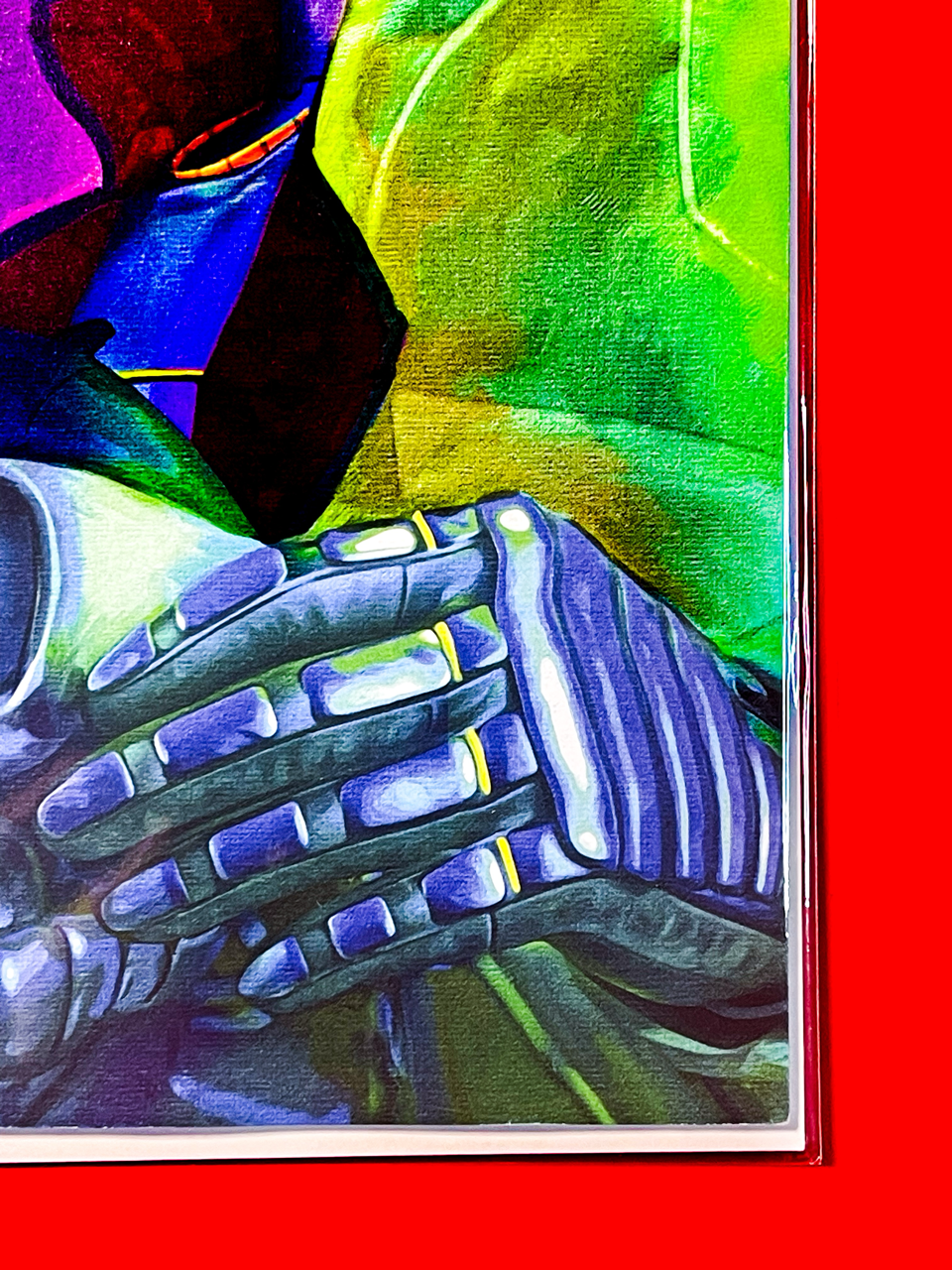 Bottom right corner of M.A.S.K #1 | Mark Spears Cover