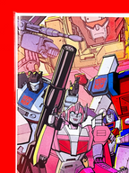 Top left corner of M.A.S.K #1 | Tom Reilly & Adriano Lucas Cover