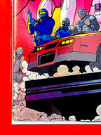 Bottom left corner of M.A.S.K #1 | Tom Reilly & Adriano Lucas Cover